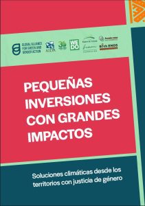Pequeñas inversiones con grandes impactos: soluciones climáticas desde los territorios con justicia de género